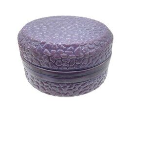 Vintage Vanity Jar Renaud Orchidee Cream Jar SIGNED RENAUD Paris 1817 Purple Sla